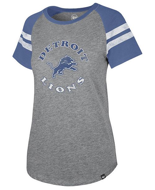 47 Brand Women S Detroit Lions Flyout Raglan T Shirt Reviews