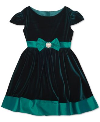 velvet baby dress