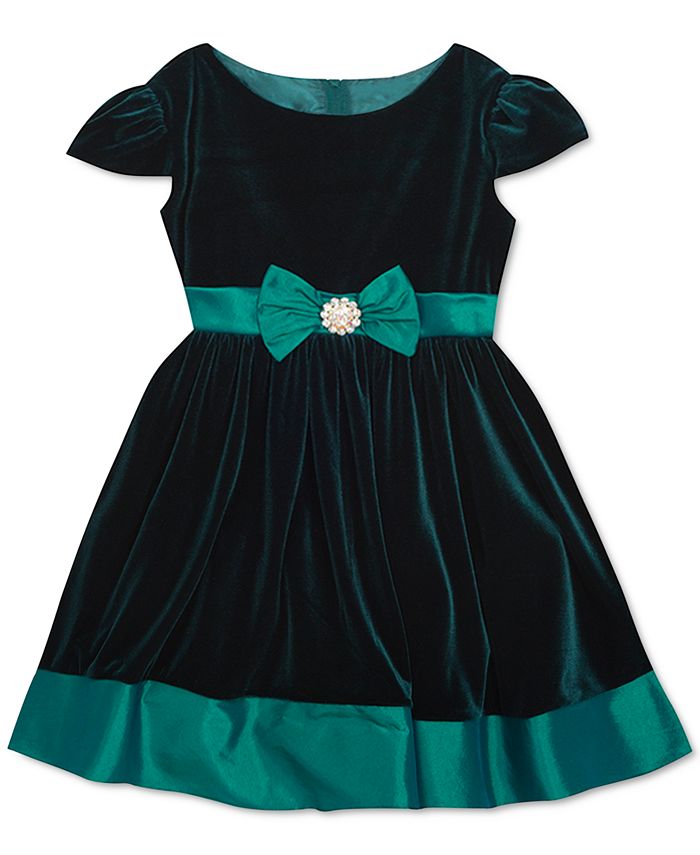 Rare Editions Baby Girls Velvet Dress Macy's