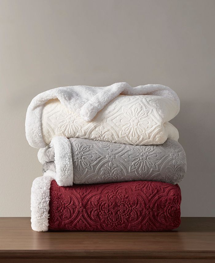 Martha stewart sherpa throw clearance