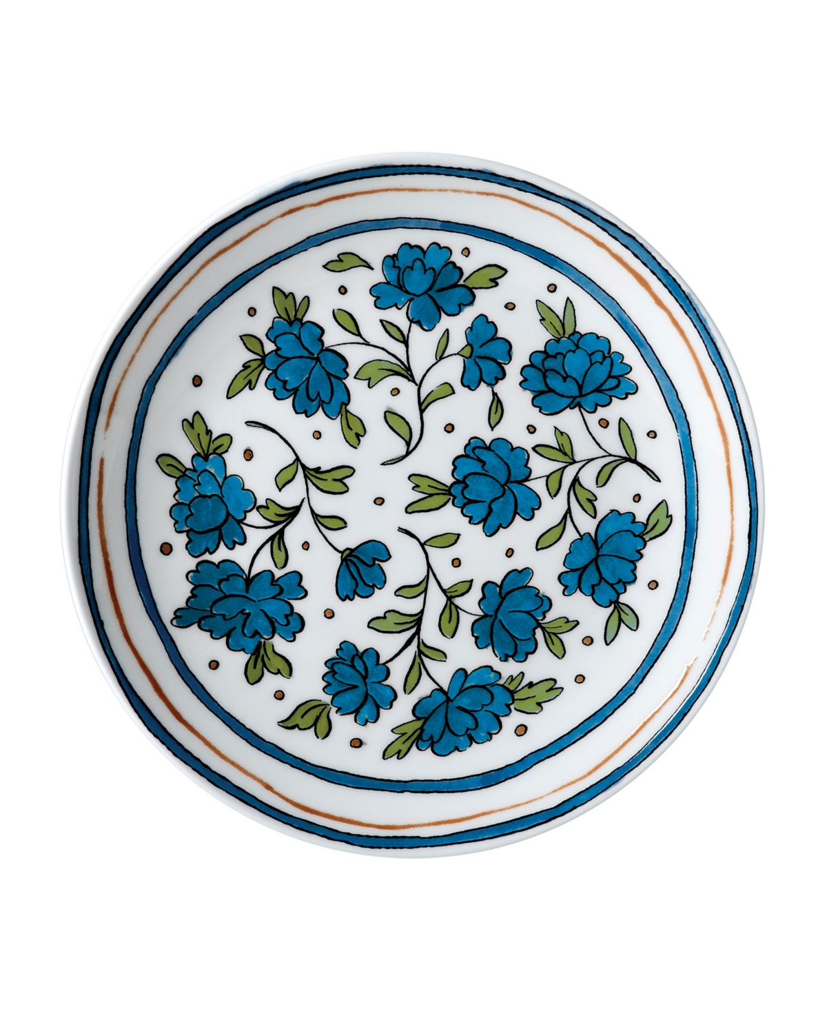 Twig New York Heritage Bachelor Button 8" Salad Plate In Multi