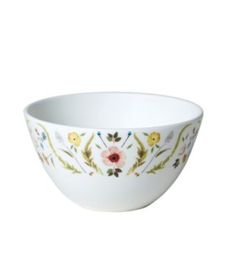 Scandinavian Floral Cereal/Soup Bowl