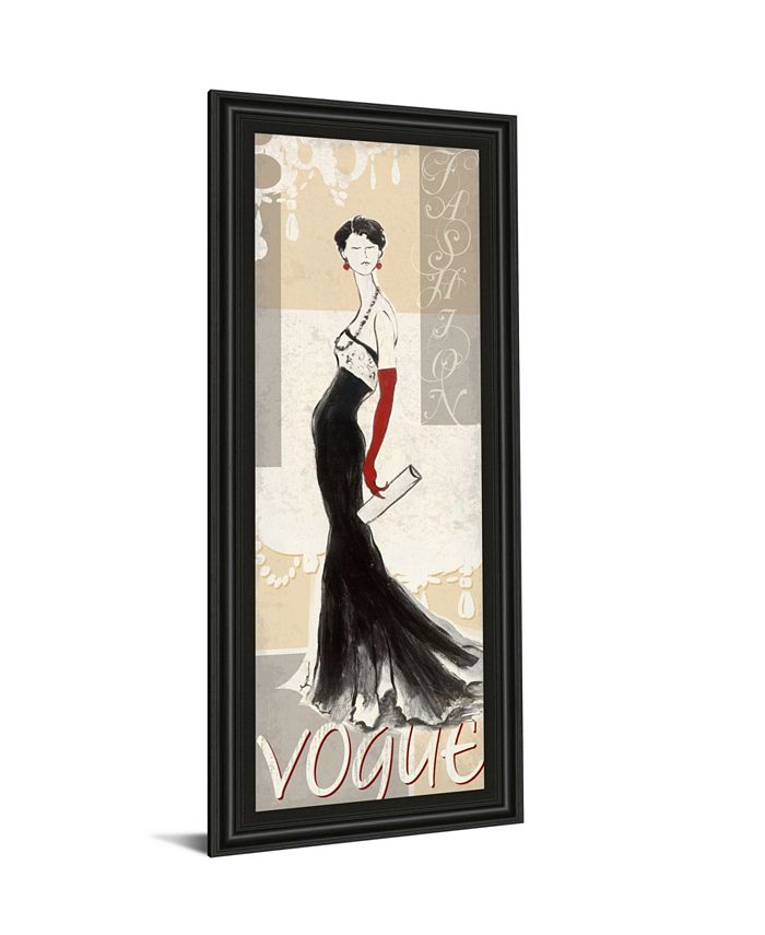 Classy Art Vogue by Tava Studios Framed Print Wall Art 18" x 42" Macy's