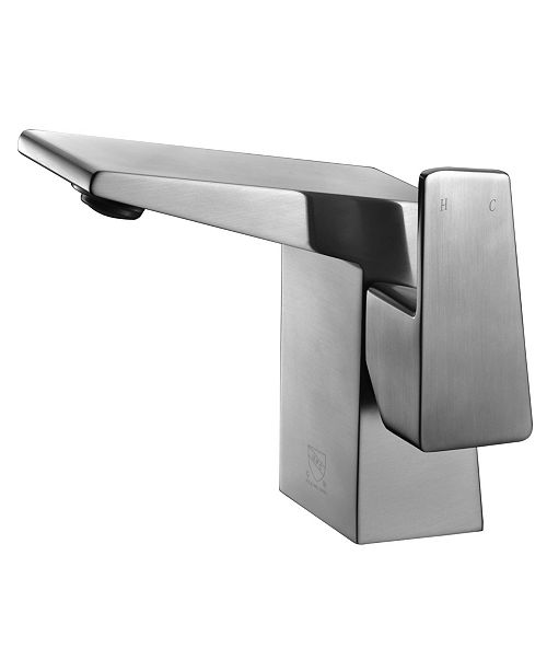 Alfi Brand Brushed Nickel Modern Single Hole Bathroom Faucet