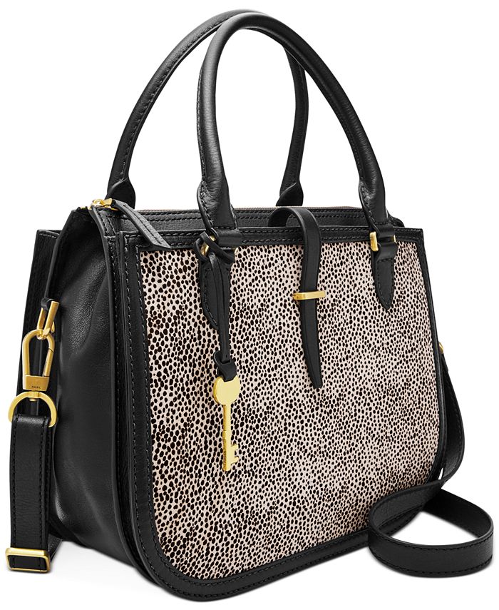 Fossil ryder hotsell satchel white cheetah