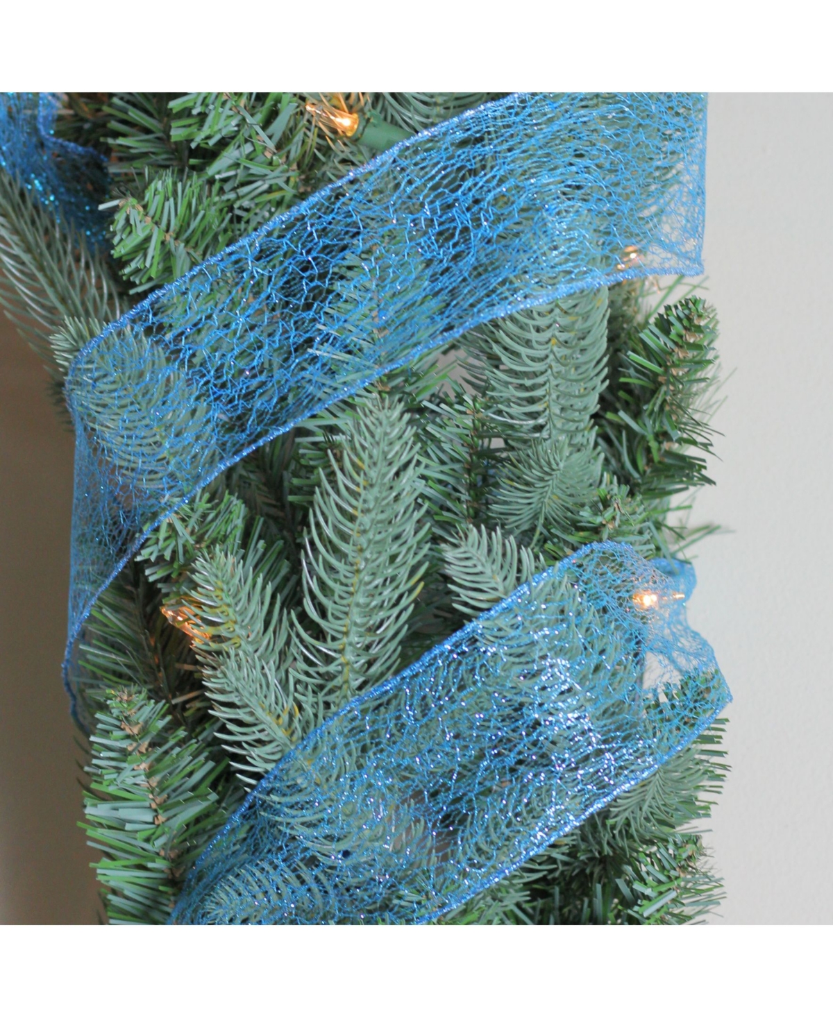Northlight Pack of 12 GlitteringWired Christmas Craft Ribbon Spools - 2.5