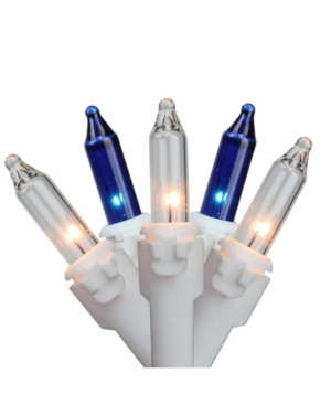 Northlight Set Of 35 Blue Clear Mini Christmas Lights 2.5" Spacing