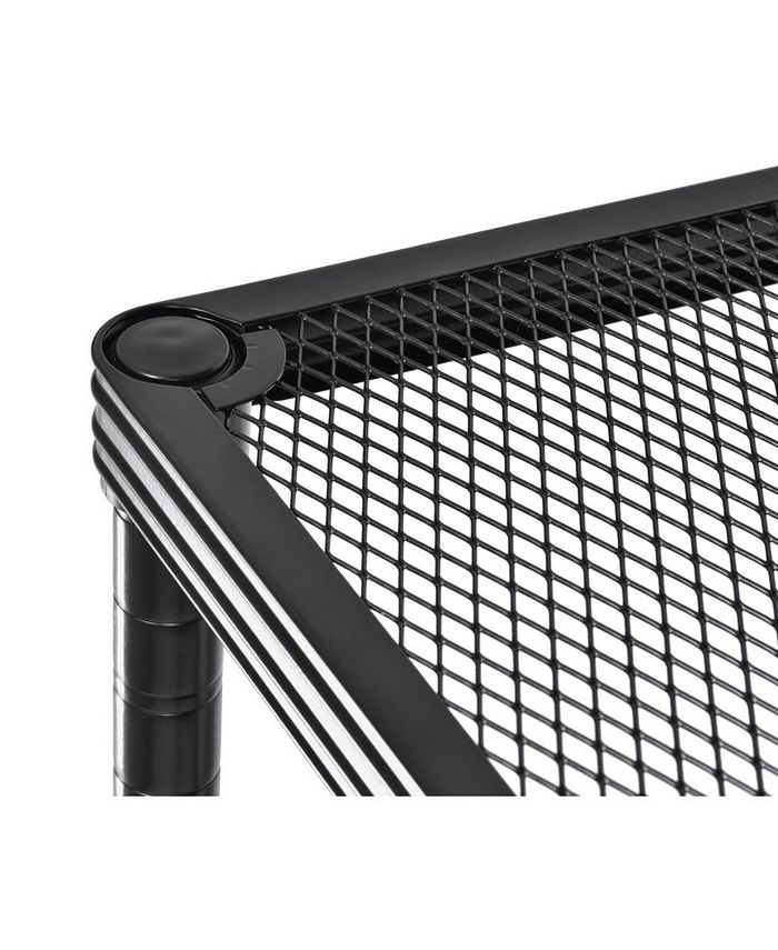 Edsal 3Tier Mesh Shelving Unit Macy's