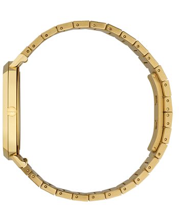 Gucci - Unisex Swiss Grip Gold-Tone PVD Stainless Steel Bracelet Watch 38mm