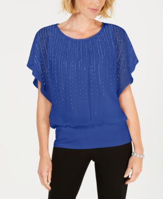 JM Collection - Jewel-Embellished Top