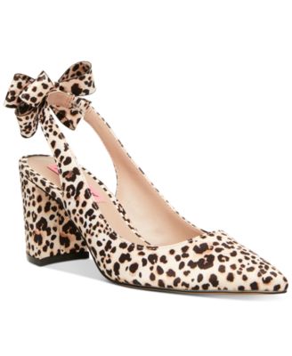 betsey johnson leopard shoes