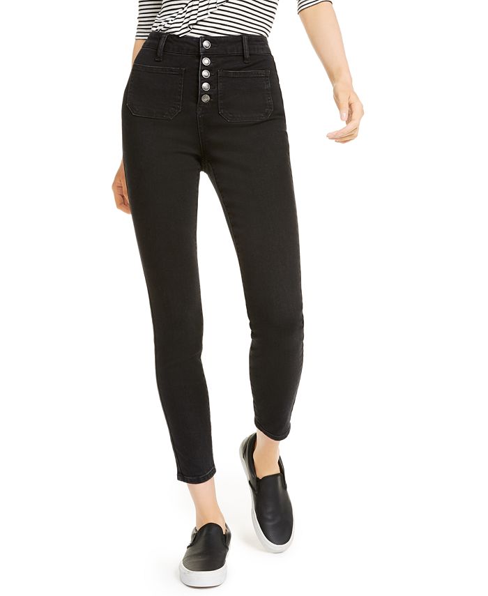 OAT High-Rise Sailor Skinny Jeans - Macy's