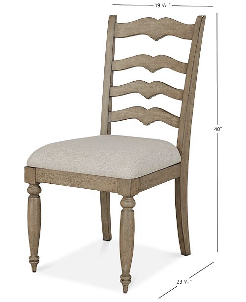 Furniture Ellan Side Chair, Created for Macy's & Reviews Furniture