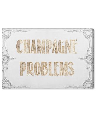 13859 Champagne Problems Canvas Art - 16" x 24" x 1.5"