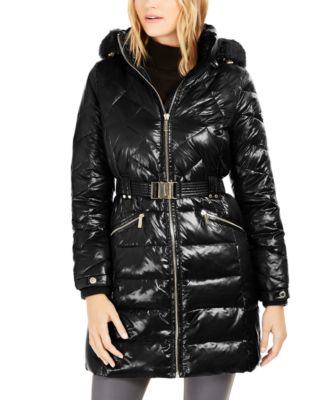 michael kors coat with hood