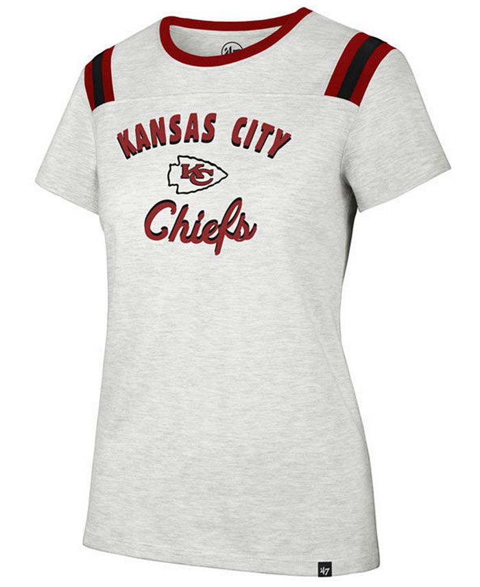 47 Brand Women's Kansas City Chiefs Huddle Up T-Shirt - Macy's