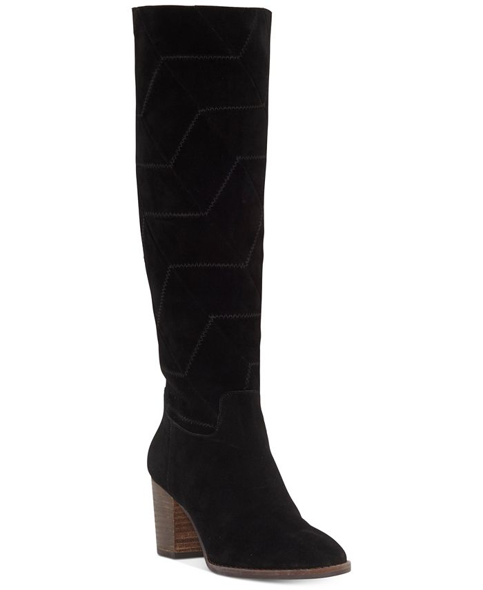 Lucky Brand Women's Prouska Leather Boots - Macy's