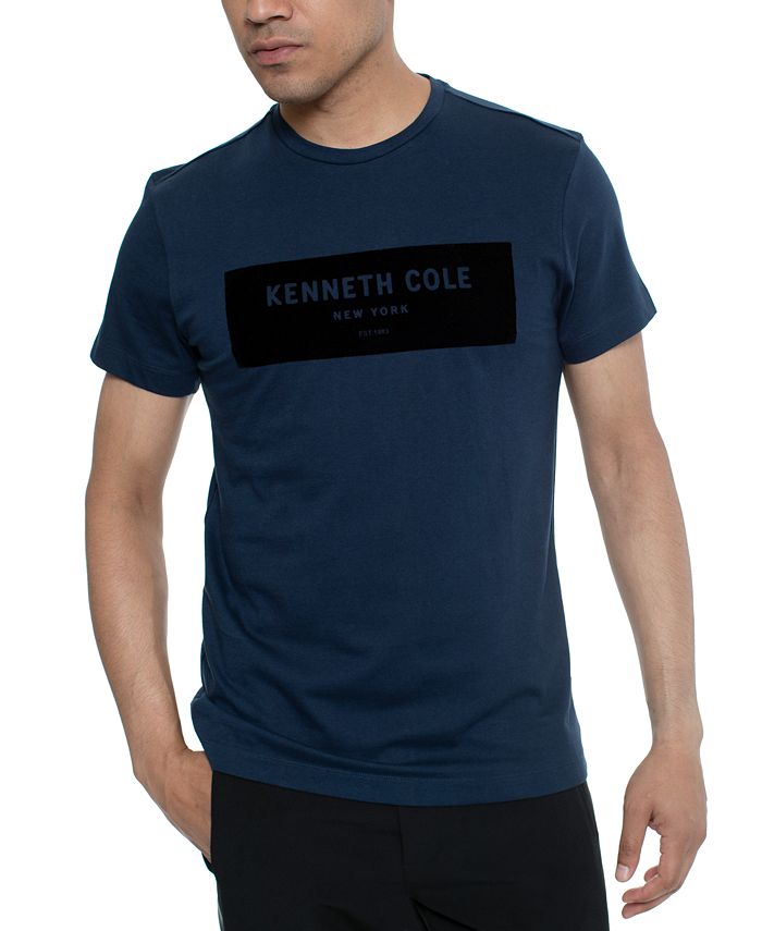 Kenneth Cole Men's Logo Plate Graphic T-Shirt - Macy's