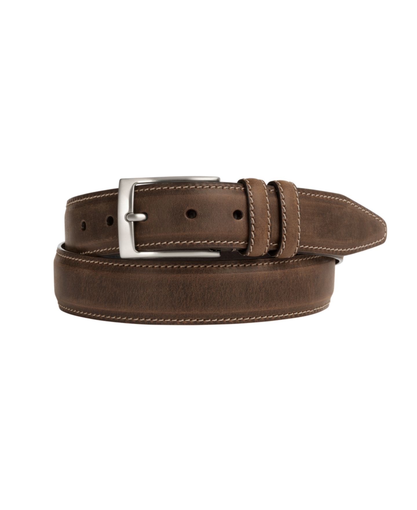 Мужской ремень Johnston & Murphy Distressed Casual Belt — фото 1