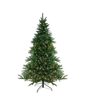 Northlight 9' Pre-lit Led Instant Connect Noble Fir Artificial Christmas Tree In Green