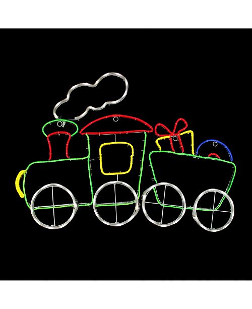 Northlight 32 Neon Style Led Lighted Animated Train Outdoor