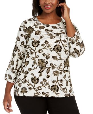 macys jm plus size tops