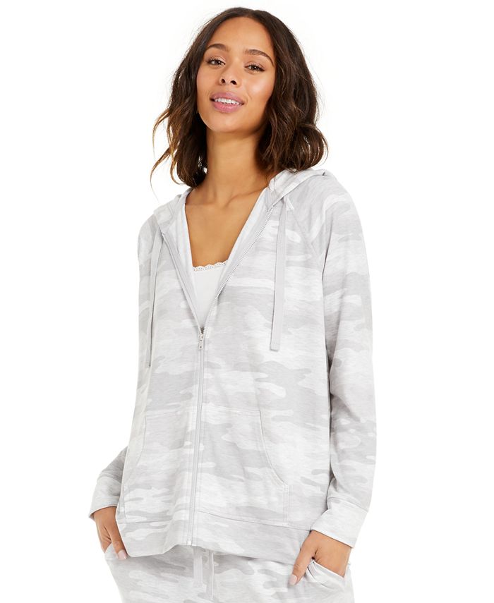 petite zip hoodie