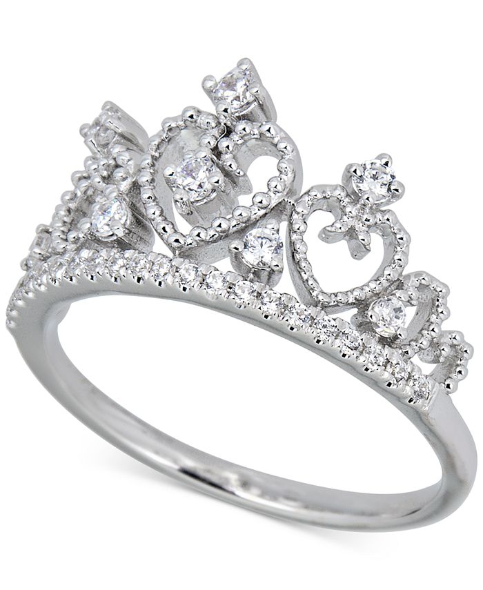 Hearts tiara ring store
