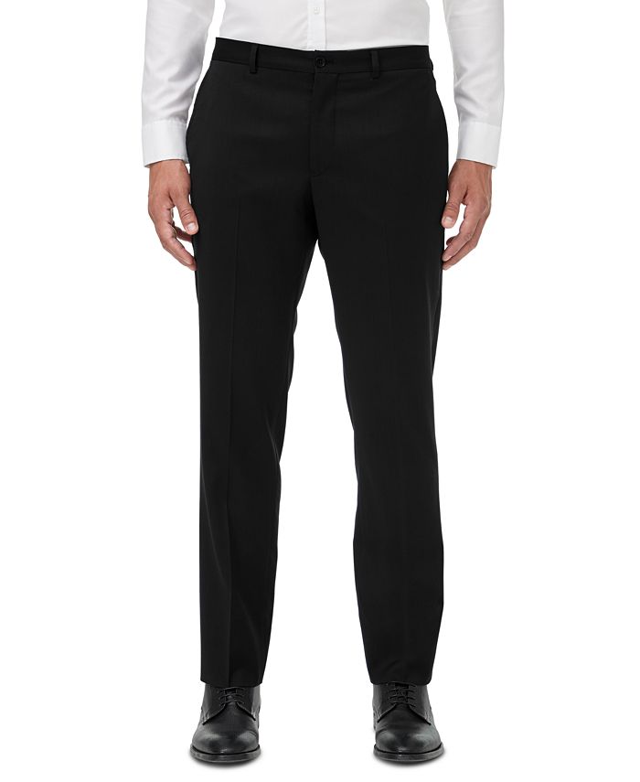 A|X Armani Exchange Armani Exchange Men's Slim-Fit Black Solid Suit  Separate Pants & Reviews - Pants - Men - Macy's
