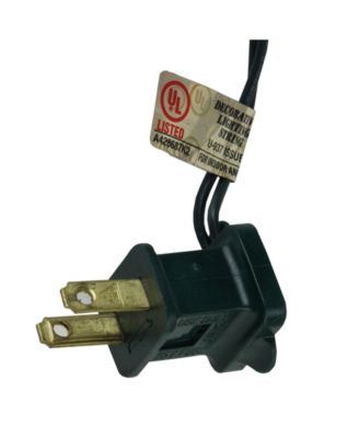 Set of 7 Clear Retro Christmas Bubble Lights - 6 ft Green Wire