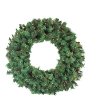 Northlight Pre-lit Royal Oregon Pine Artificial Christmas Wreath 48-inch Clear Lights In Green