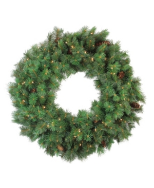 Northlight Pre-lit Royal Oregon Pine Artificial Christmas Wreath 36-inch Clear Lights In Green
