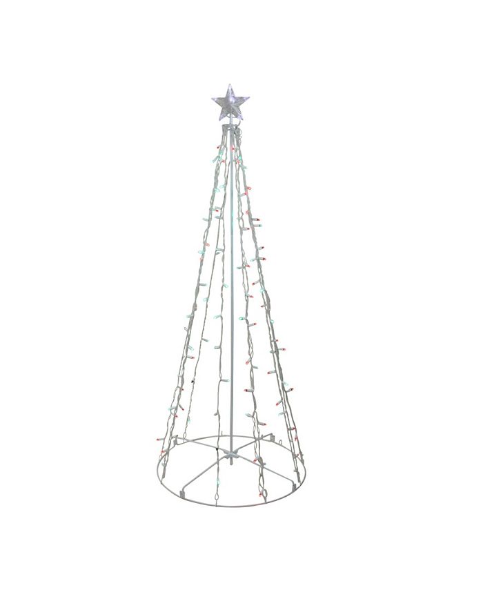 Northlight 5' Red and Green LED Lighted Twinkling Christmas Tree ...