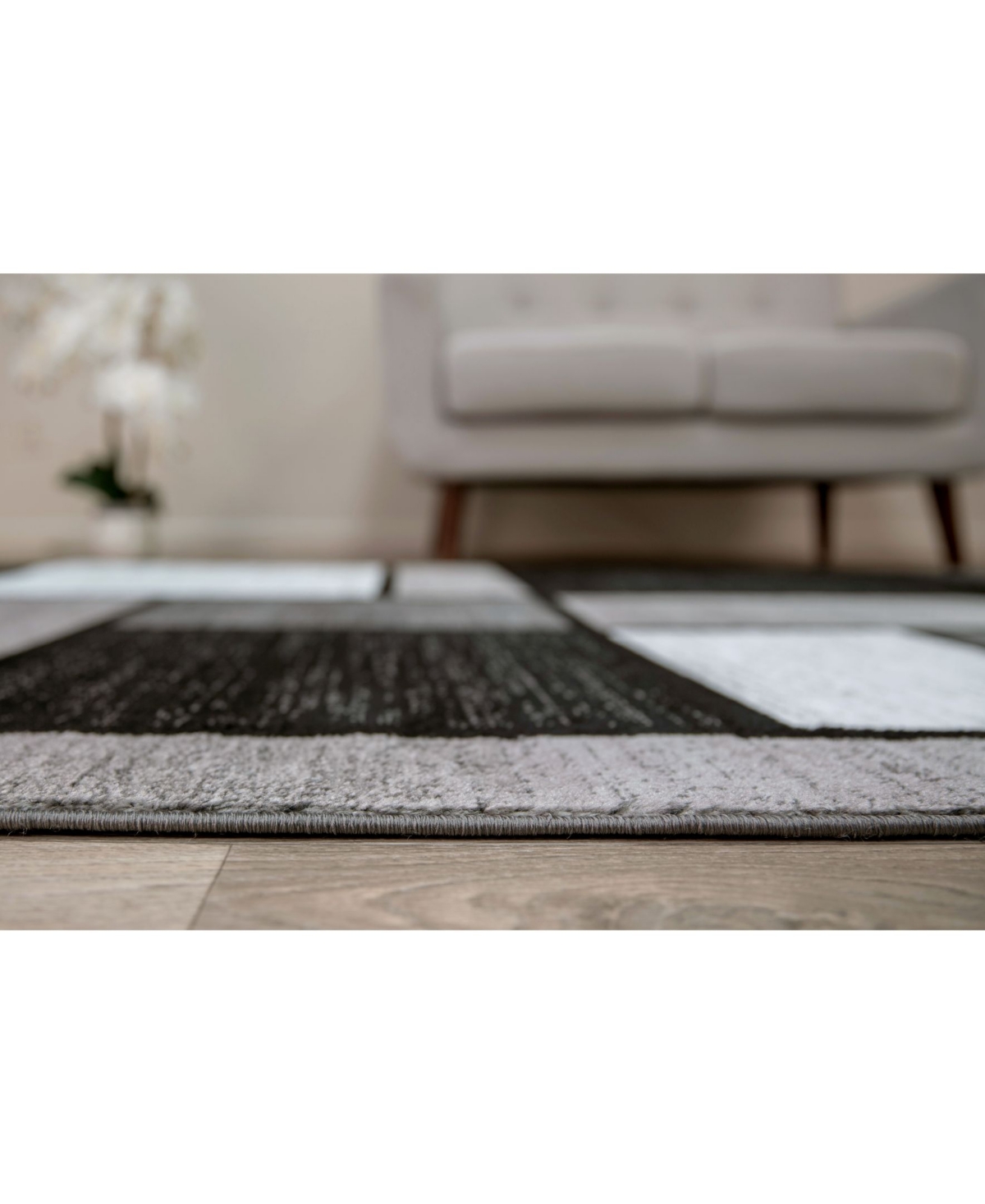 Main Street Rugs Montane Mon106Area Rug - Gray