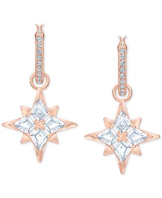 swarovski crystal star earrings