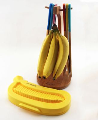BergHOFF Bamboo Banana Hanger and Cutter Set