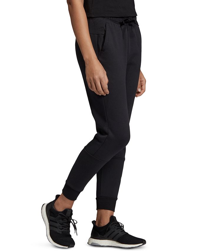 adidas Women's Fleece Logo Sweatpants - Macy's