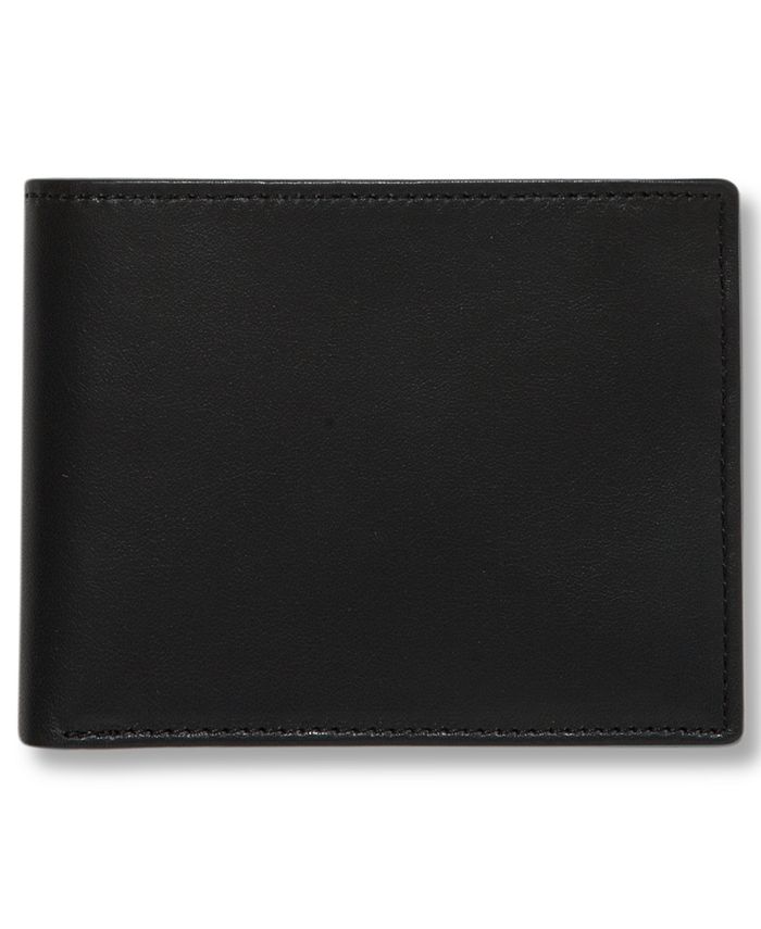Perry Ellis Portfolio Men's Leather Super Slimfold Wallet - Macy's