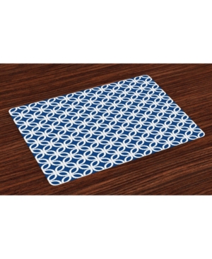 Ambesonne Place Mats Set of 4
