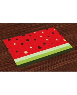 Ambesonne Nature Place Mats Set of 4