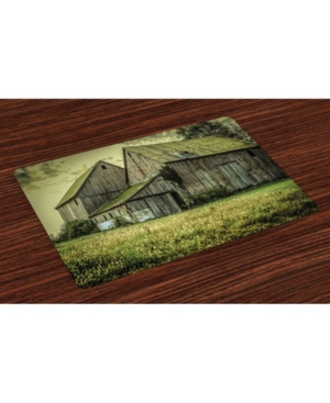 Ambesonne Country Place Mats Set of 4
