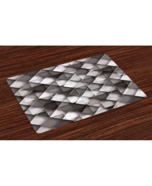 Ambesonne Modern Place Mats Set of 4