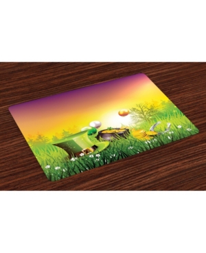 Ambesonne St Patrick's Day Place Mats Set of 4