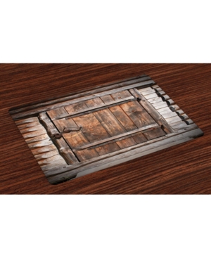 Ambesonne Vintage-Like Place Mats Set of 4