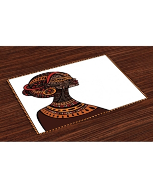 Ambesonne African Place Mats Set of 4