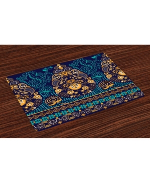 Ambesonne Paisley Place Mats Set of 4