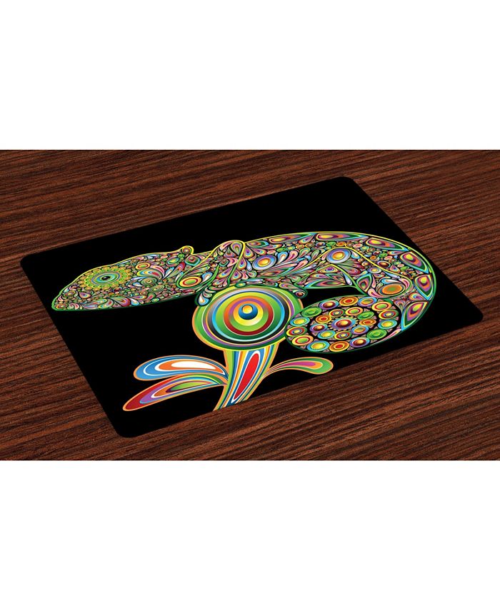 Ambesonne Psychedelic Place Mats Set Of 4 Macys