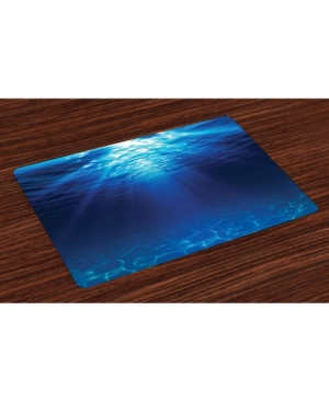 Ambesonne Ocean Place Mats Set of 4