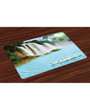 Ambesonne Waterfall Place Mats Set of 4