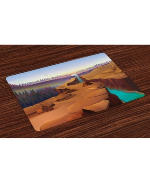 Ambesonne Southwestern Place Mats Set of 4